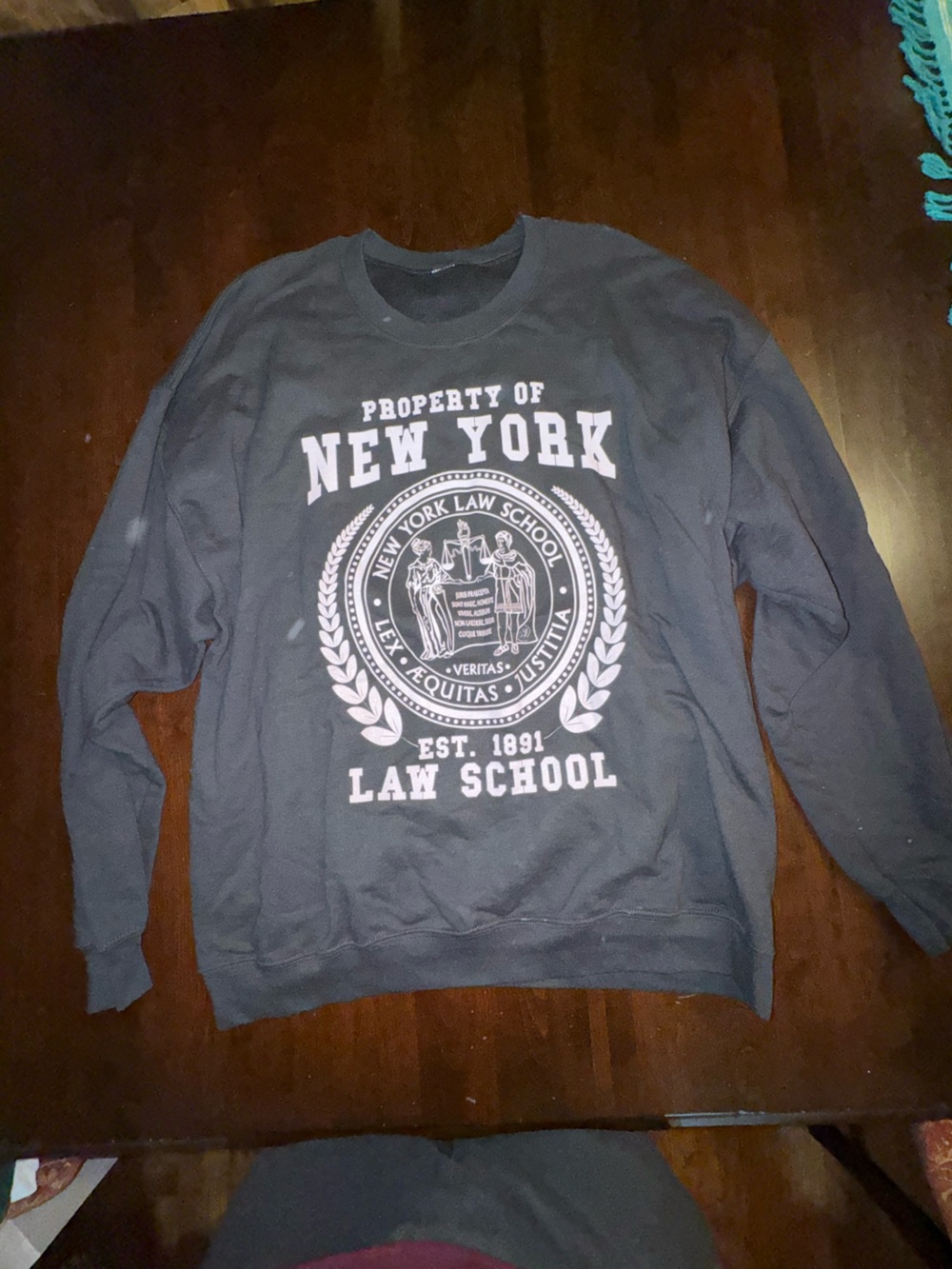 New York Law School Crewneck Sweatshirt - Black